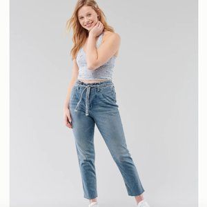 Hollister Paper Bag Mom Jean